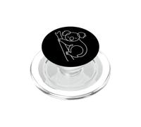 Koala One Line Art PopSockets PopGrip pour MagSafe