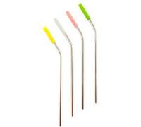 KOALA - PAILLES - Ensemble de 4 pailles en acier avec marqueurs G