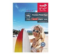 KOALA Papier photo brillant 13x18 cm 250 g/m² 100 feuilles avec revêtement avancé en résine ultra-brillante de haute qualité pour imprimante jet d'encre Canon HP Epson