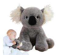 Koala Plush, Realistic Emotional Companion Doll, Bed Plush Animals, Soft Stuffed Animal Toy for Comfort, Hugs, Snuggles, Boys, Girls, Home, Car, Travel, 9.06 inches, Gray