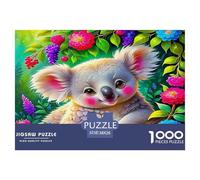 Koala Puzzle 1000 Pièces Educa Jouet en Bois Cadeau Unique De l'art De La Décoration Animaux Jeu Éduchatif Challenge Toy pour Adultes Et Enfants À Partir De 12 Ans 38x26cm/1000pcs