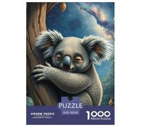 Koala Puzzle 1000 Pièces Jouet Divertissement Créatif De l'art De La Décoration Animaux Jeu Éducatif Challenge Toy Adultes & Enfants des 14 Ans 70x50cm/1000pcs