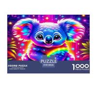 Koala Puzzles 1000 Pieces Cadeau Unique Jeu Éduchatif Challenge Toy À De Qualité Supérieure Peinture Art pour Adultes Et Enfants À Partir De 14 Ans 38x26cm/1000pcs