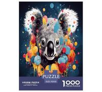 Koala Puzzles 1000 Pièces Cadeau Unique Jeu Éduchatif Défi Jouet À De Qualité Supérieure Peinture Art pour Adultes Et Enfants 70x50cm/1000pcs