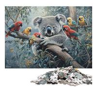 Koala Puzzles en Bois 1000 Pièces pour Adultes Cadeaux d'anniversaire pour DécoRation Jeu De Défi Familial Jeux Éducatifs Tueur Ennuyeux 1000pcs (75x50cm)