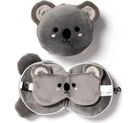 Koala Relaxeazzz Oreiller de voyage avec masque pour les yeux