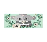 Koala Sous-main de bureau, grand tapis de souris pour jeux de bureau et de maison 30,5 x 80 cm.