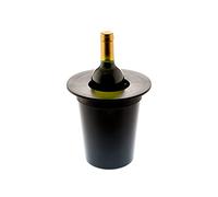 Koala Spain 6291NN02 Glacière à glace, couleur noire, en forme de chapeau de verre, bouteille de vin ou de champagne
