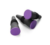 Koala Spain Lot de 3 bouchons hermétiques en silicone pour bouteilles de vin Violet