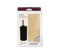 Koala Spain Manches de refroidissement de luxe 4 couches, couleur or, grand, velcro réglable BOT. Vin ou cava, avec cadeau anti-goutte