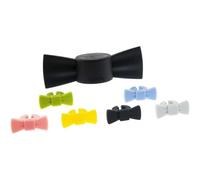 Koala Spain Set Smoking (7 pièces), 6 marqueurs verres à vin nœuds papillon 3D, 1 bouchon en silicone hermétique Nœud papillon