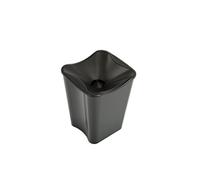 Koala Spain Spatule de dégustation 2 en 1 avec Fonction Seau à glaçons - 2,5 L - pour 1 à 2 Bouteilles - Empilable - Réutilisable - Idéal pour événements, vin et hôtellerie - Noir