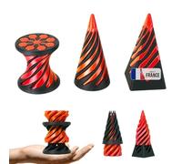 Koala Studio 3 Impossible Fidget Cone - Anti-Stress Imprimé en 3D Format de Poche pour Adultes Anniversaire Noel Cadeau Fêtes Anxiété Bureau Petit Léger