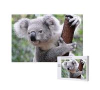 Koala sur Une Branche,Puzzle Familial en Bois de 1 000 pièces pour Adultes et Adolescents, décoration d'intérieur