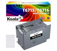 Koala T6716 T6715 Boîte de maintenance d'encre compatible avec Epson C13T671500 C13T671600 pour Workforce Pro WF-4720DWF WF-4725DWF WF-4730DTWF WF-C5210DW WF-C5290DWWF-4740DTWF