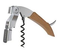 Tire-bouchon professionnel deux temps KOALA TITAN - Acier inoxydable, double levier breveté, ouvre-bouteille de vin sommelier résistant et ergonomique, finition bois
