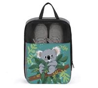 Koala Vine Sac à chaussures de voyage résistant à l'eau avec fermeture éclair Gris Taille unique moderne, gris, Taille unique, Moderne