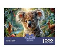 KoalaPuzzles 1000 Pieces Cadeau Unique forêt Jeu Éducatif Défi Jouet À De Qualité Supérieure Peinture Art pour Adultes Et Enfants À Partir De 12 Ans 70x50cm/1000pcs