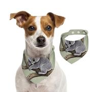 Koalas Bandana d'été pour chien, bandana lavable et réglable en forme de triangle pour animaux domestiques de taille moyenne et grande taille