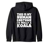 Koalas C'est Mon Costume Humain Je suis Vraiment Un Koala Sweat à Capuche