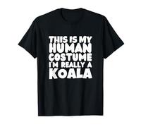 Koalas C'est Mon Costume Humain Je suis Vraiment Un Koala T-Shirt
