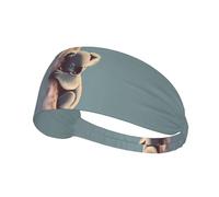 Koalas Live in trees Bandeau de sport élastique imprimé : bandeau élastique pour la course à pied, la gym, le cyclisme, le yoga, le fitness et les voyages