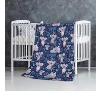 Koalas Mignons, Animaux d'Australie,Couverture Douce et Chaude en Flanelle Anti-Boulochage 76 x 127 cm