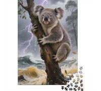 Koalas Puzzle 1000 Pieces Adulte Mot d'emprunt Puzzle Jeu éducatif Défi Jouet Cadeau Unique Cadeaux pour Femmes 1000pcs (75x50cm)
