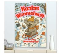 Koalas Wimmelwelt ein Jahr voller Wimmelspass! (hochwertiger Premium Wandkalender 2026 DIN A2 hoch), Kunstdruck in Hochglanz: Der liebenswerte Koala ... Wimmelbildern, die Groß und Klein begeistern.