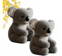 Koaly Koaly Lot de 2 peluches Koaly AI en peluche lestée pour le soutien émotionnel, jouet thérapeutique pour enfants/adultes, dormir, voyage, anniversaire, famille