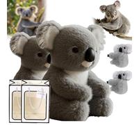 Koaly - The Koaly Emotional Healing on Demand,Ultra-Soft Koalys AI Plush Mimics The Matural Movements Like a Real Koala,Washable Sensory Comfort,Loneliness Relief (2pcs)