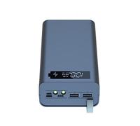 Koanhinn 12X18650 Boîtier de batterie de chargement Boîte de rangement de batterie sans soudure DIY Power Bank Case T12 avec lumière 18650 Boîte à piles
