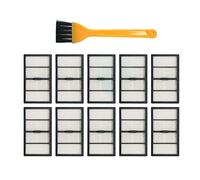 Koanhinn Accessoires Pièces Filtre HEPA pour le robot aspirateur aspirateur pour le nettoyage S9+ (9550) S9 (9150) (10 filtres + 1 brosse de nettoyage)