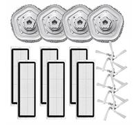 Koanhinn Accessoires pour aspirateur Bot W10, brosse latérale, filtre HEPA, pièces de chiffon