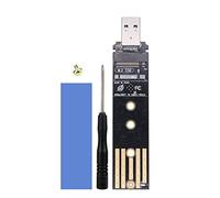 Koanhinn Boîtier SSD Dual Protocol USB C M.2 NVME PCIe NGFF USB3.1 GEN2 10Gbps M2 SSD Adaptateur pour SSD 2230/2242/2260/2280