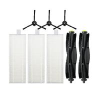 Koanhinn Brosse à rouleau avec filtre HEPA - Brosse latérale - Pièces de rechange pour aspirateur robot Qihoo 360 S10 X100 Max
