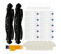 Koanhinn Brosse principale latérale Filtre et serpillère Accessoires de rechange pour aspirateur robot Qihoo 360 S6