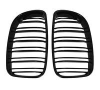 Koanhinn Calandre à double lamelles noir brillant pour E81 E87 E82 E88 120I 128I 130I 135I 2007-2011