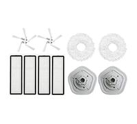 Koanhinn Kit de 10 pièces pour aspirateur robot W10/W10 Pro lavable avec filtre HEPA et brosse latérale