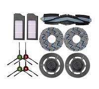 Koanhinn Lot de 11 pièces de rechange pour aspirateur T10 Turbo - Brosse principale - Chiffon de nettoyage ménager