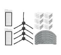 Koanhinn Lot de 16 brosses latérales pour aspirateur Eve Plus - Filtre HEPA lavable - Accessoires de rechange