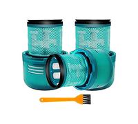 Koanhinn Lot de 3 filtres HEPA lavables pour aspirateur V15 V11 Sv14 Accessoires de rechange avec brosse de nettoyage