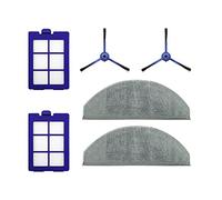 Koanhinn Pièces de rechange pour aspirateur hybride by, Robovac X8 (2 brosses latérales + 2 filtres + 2 lingettes)