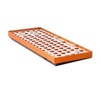 Koanhinn TESTER84 Clavier mécanique avec tige interchangeable, kit filaire monomode, clavier remplaçable à chaud RVB avec rétroéclairage orange