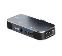 Koanhinn Type C Hub 4 en 1 Adaptateur Chargeur USB 3.0 Expander PD Charge USB Ordinateur Splitter pour PC Ordinateur Portable Bureau