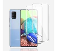 KoasVonson Film de Protection Hydrogel pour Samsung Galaxy A71 5G, 2PCS Protection Ecran en Hydrogel HD Transparent Flexible TPU Protections d'écran, Film hydrogel Anti-Rayures