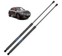 Koaudb 2x Verin de Coffre pour Nissan Juke F15 2010 Onwards Voiture Vérin Coffre 260N 648MM Noir Verin Hydraulique Verin a Gaz Remplacer pour #904501KA1A