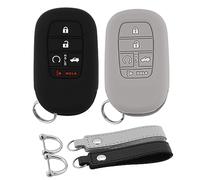 Koaudb Hod-5R-BG Lot de 2 coques de clé en silicone à 5 boutons compatibles avec Honda Civic Accord Pilot CR-V HR-V 2023