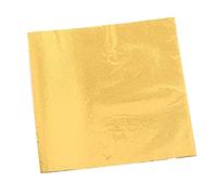 Koautios 100 Feuilles de Papier Imitation Argent pour et Décorer Des Bijoux, Doré