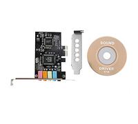 Koawensa Carte son PCIe 5.1, PCI Express Surround 3D Carte audio pour PC avec haute performance sonore directe et support à profil bas
